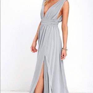 Light Grey Long Dress